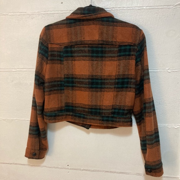 Flannel plaid crop - Picture 4 of 4
